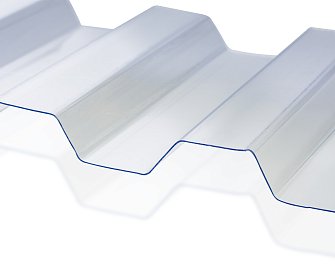 Профилированный поликарбонат С21 0,8*1051*6000  SUNTUF прозрачный