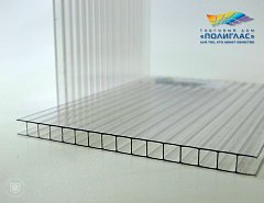 Сотовый поликарбонат 8 прозрачный Практичный 2100*12000