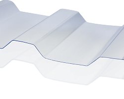 Профилированный поликарбонат МП20 1,3*1150*6000  POLYGAL прозрачный