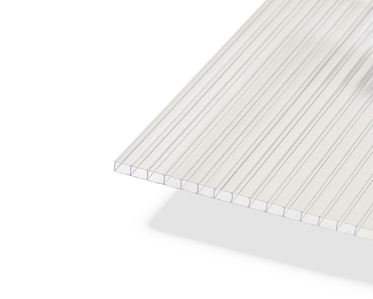 Сотовый поликарбонат 4 мм прозрачный Практичный 2100*12000мм Сотовый поликарбонат 4 мм прозрачный Практичный 2100*12000мм